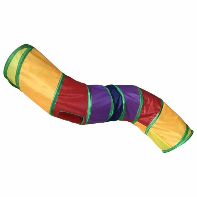 Foldable S-Shaped Cat Play Tunnel