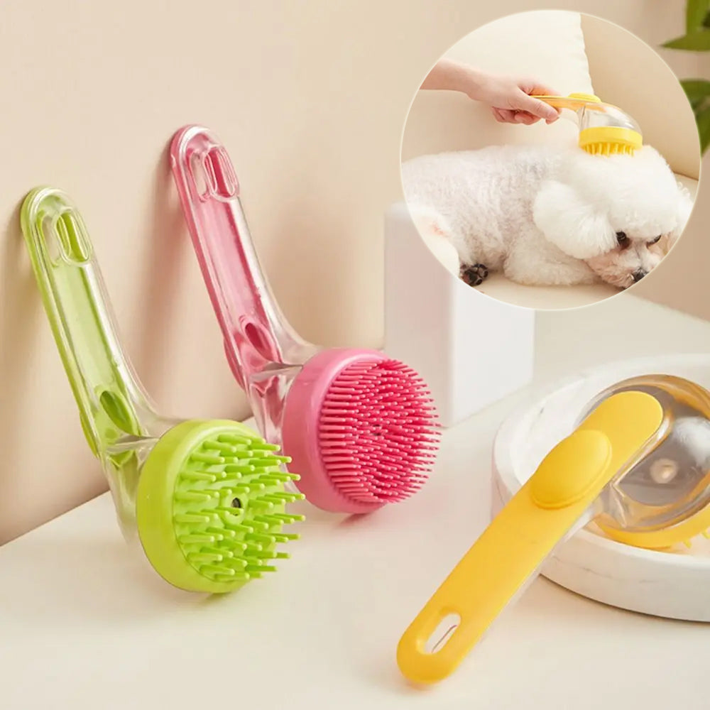 Long-Handle Pet Bath Brush