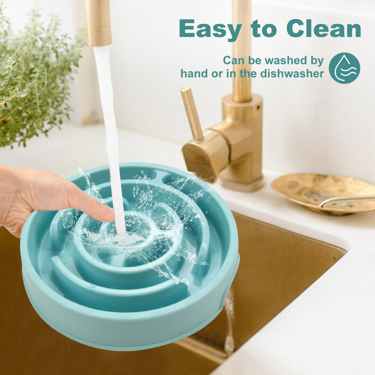 Maze Slow-Feeder Dog Bowl