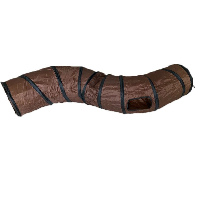 Foldable S-Shaped Cat Play Tunnel