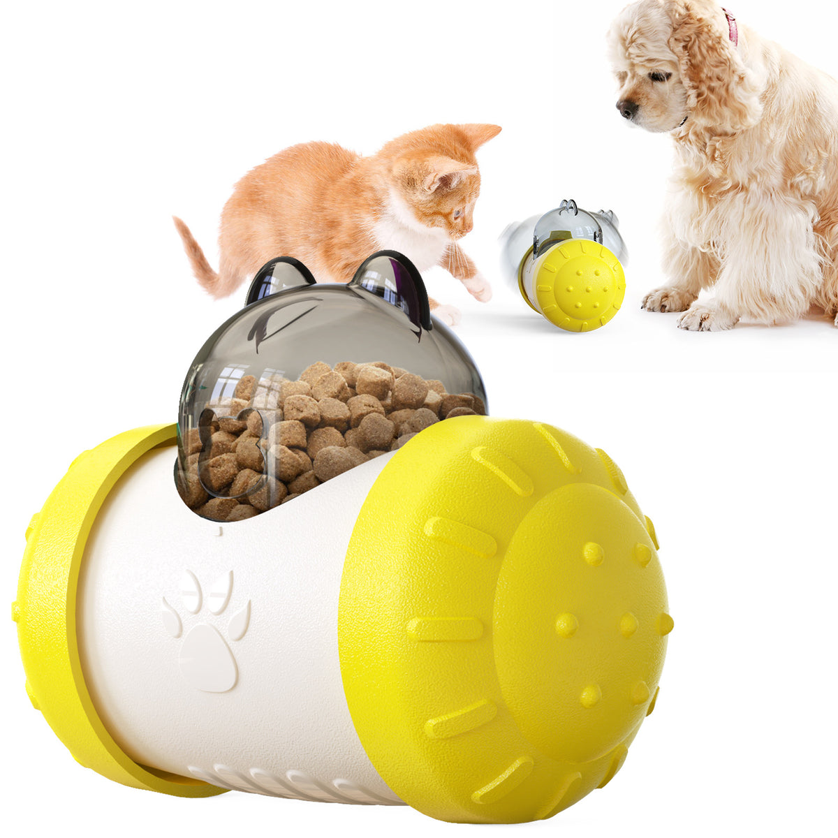 Wobble Treat-Dispensing Pet Toy