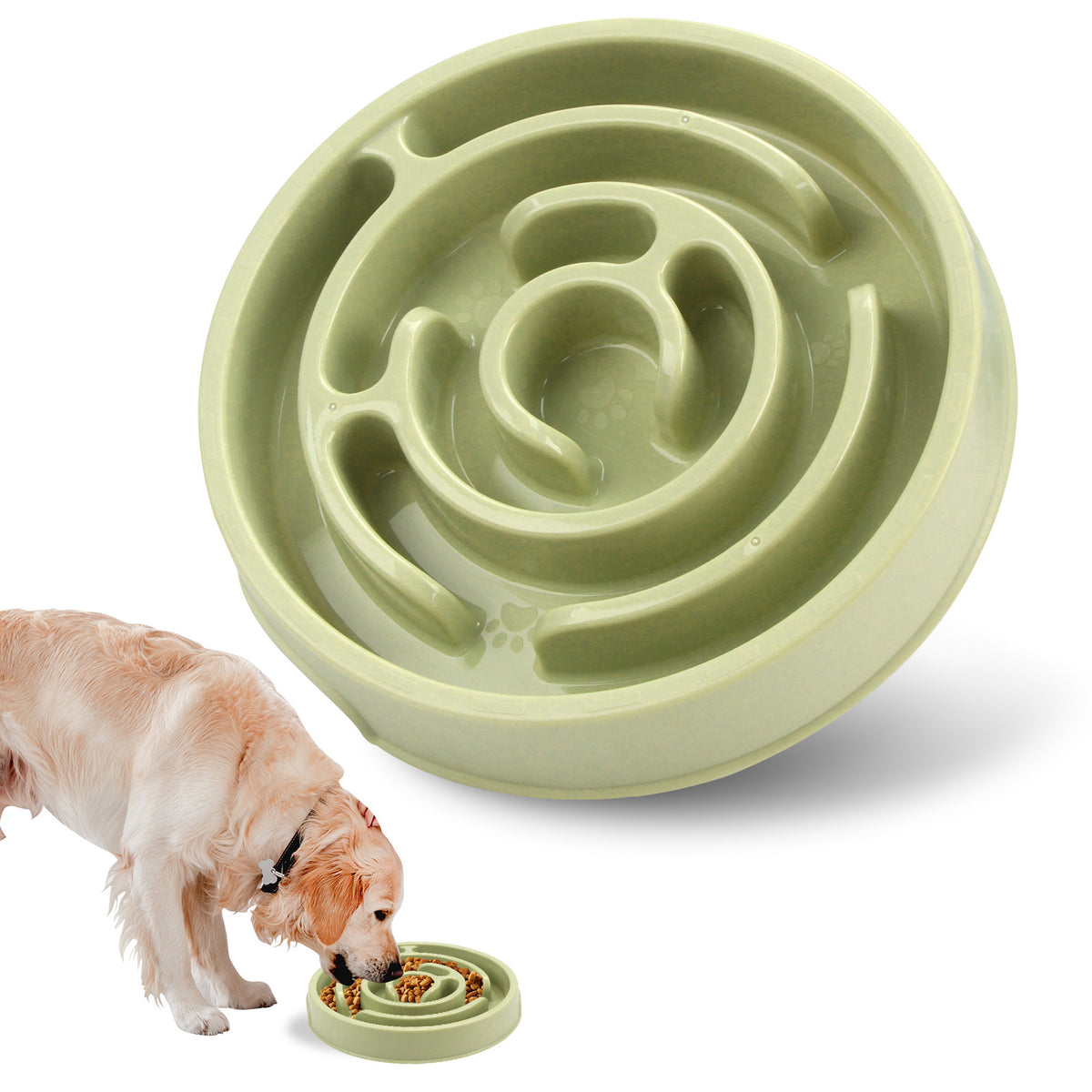Maze Slow-Feeder Dog Bowl