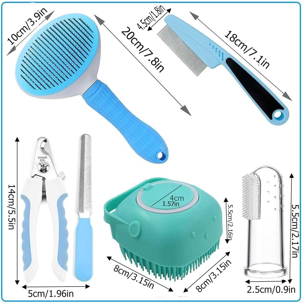 Everyday Pet Grooming Kit — 7 Pieces